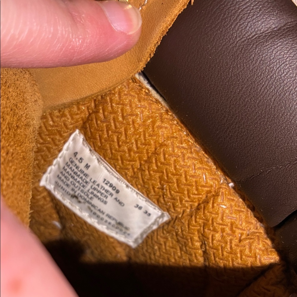 Timberland Tan Leather Work Boots - Picture 5 of 5